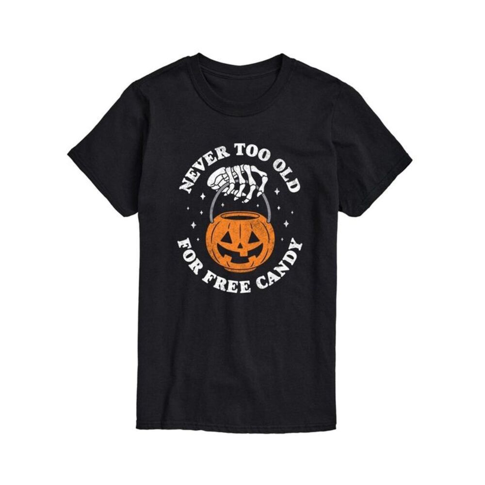 Airwaves Mens Never Too Old For Free Candy Graphic T-Shirt, NWT